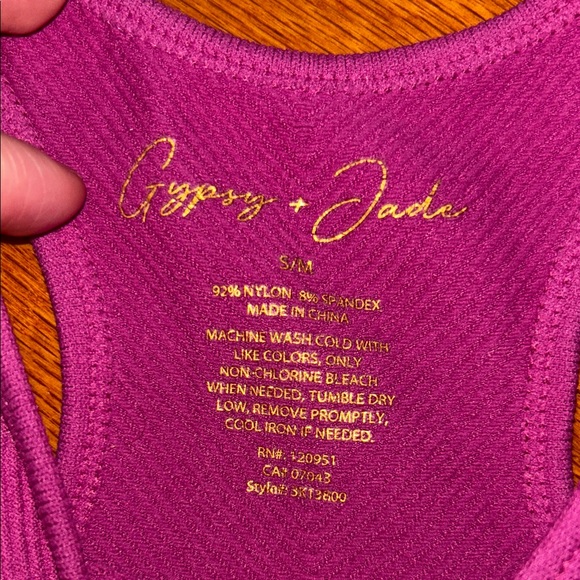 Fuchsia Tank Top - Picture 2 of 3